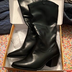 Black boots